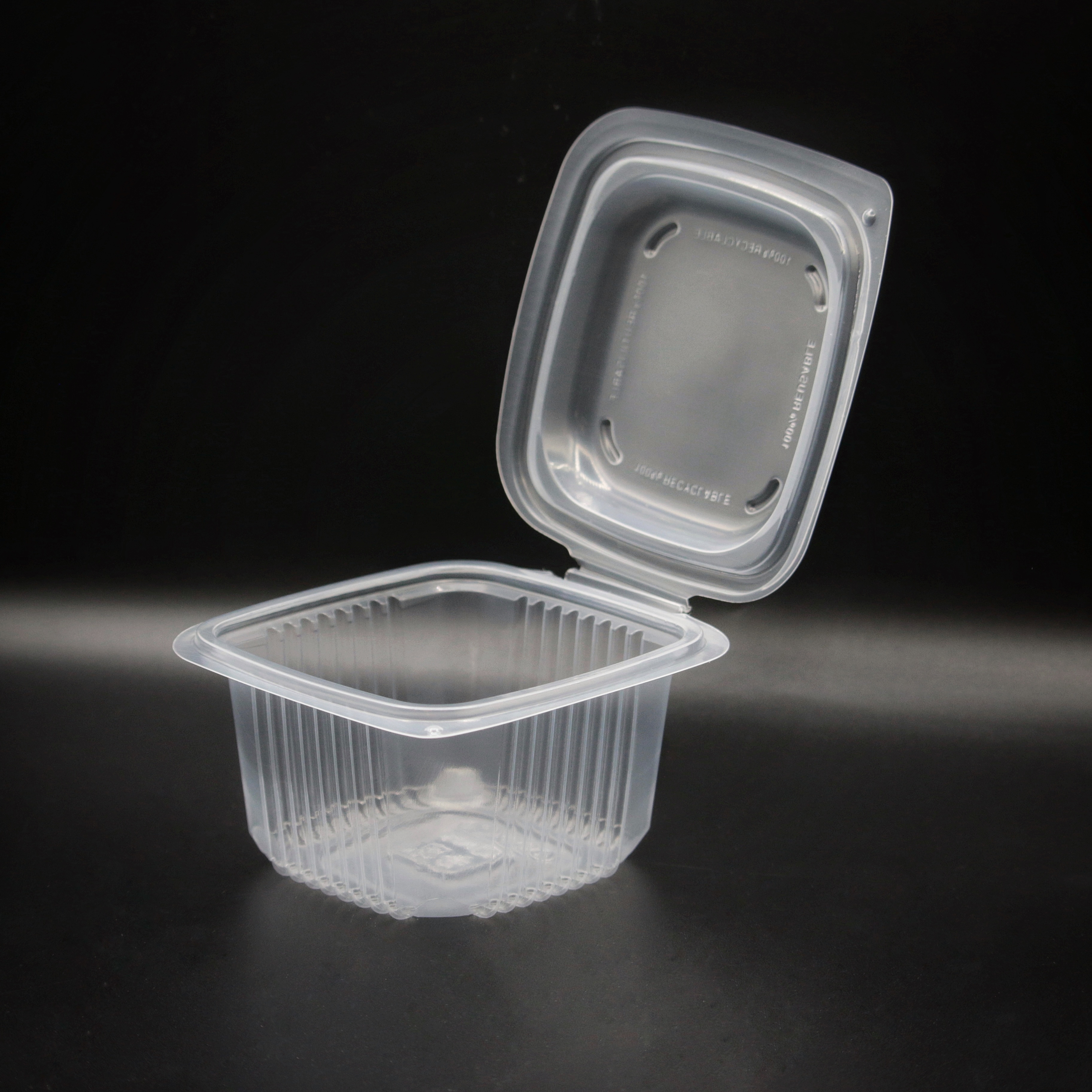 Barquette plastique transparente 375 gr Ondipack vendu par 50 Alpha Form  HAPOK375 : Mauvertex : arts de la table et mobiliers