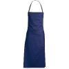 Le tablier de cuisine Robur bleu en coton Pise