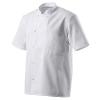 La veste de cuisine mixte blanche à manches courtes - Robur